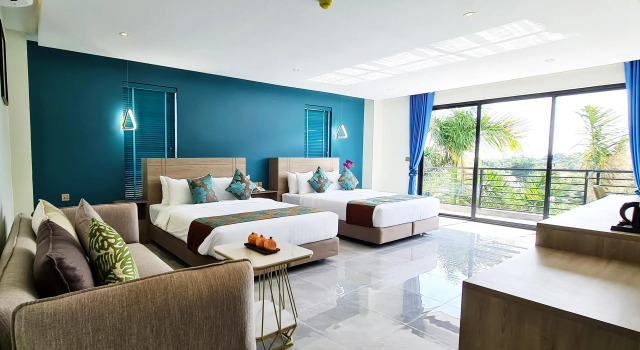 Семейный номер Deluxe с видом на море Vakara Hotel Kep