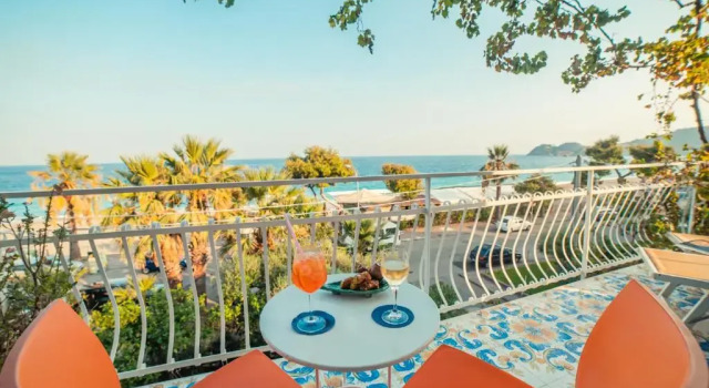 Двухместный номер Deluxe с видом на море Hotel Rivage Taormina