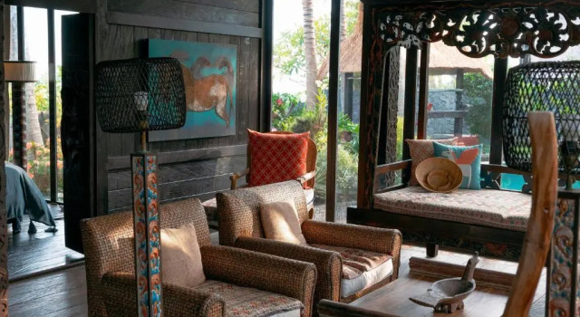 Вилла с 2 комнатами Most Exotic Beachfront Villa Keong