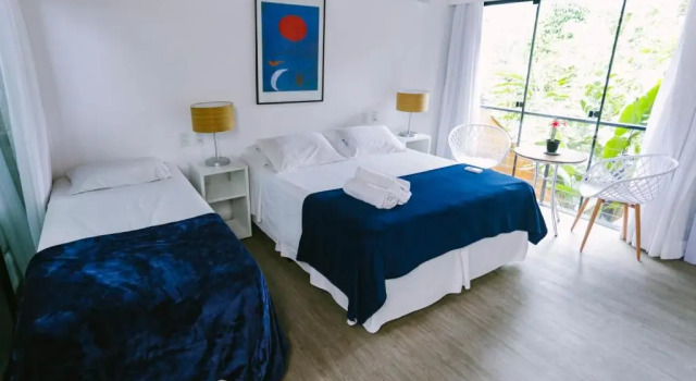 Номер Deluxe Pousada Armação de Camburi