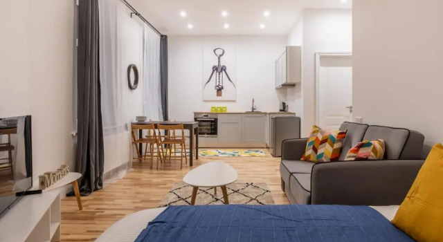 Трёхместная студия Standard Lacplesa24 - Modern Studios in Riga City Center