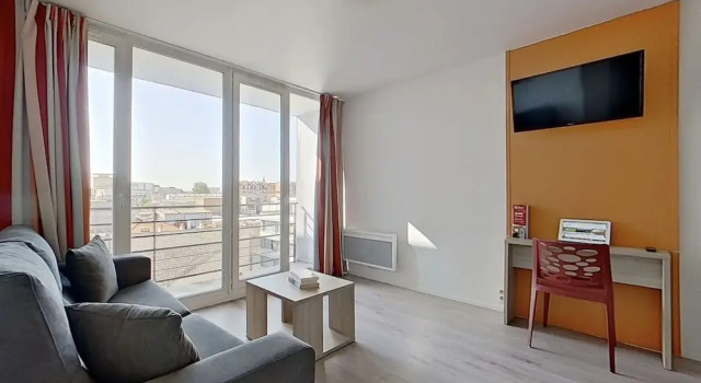 Двухместные апартаменты Standard City Résidence Ivry
