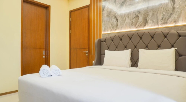 Апартаменты Homey And Spacious 2Br At Samara Suites Apartment