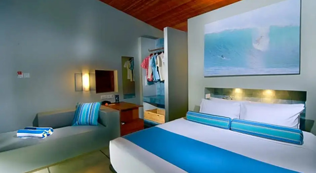Люкс с видом на сад Hotel Komune and Beach Club Bali
