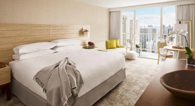 Двухместный номер с частичным видом на океан Alohilani Resort Waikiki Beach