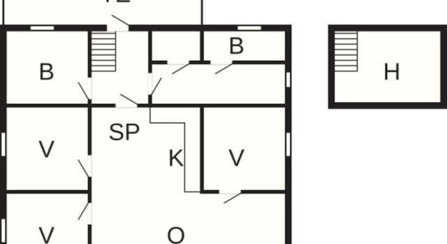 Коттедж Captivating Holiday Home in RingkÃ¸bing near Sea