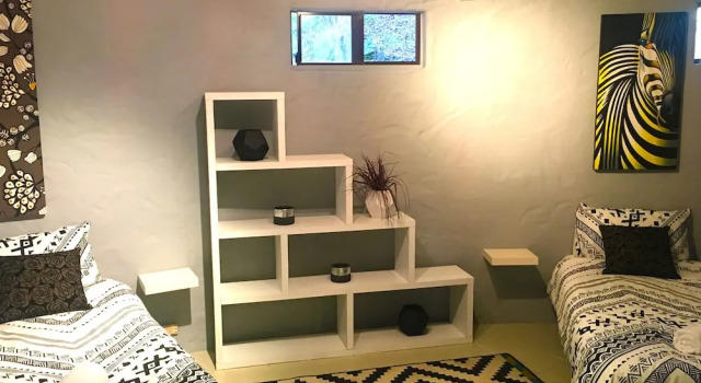 Cabaña Superior 3 habitaciones con balcón y con vista al jardín Ecostudio Fellini