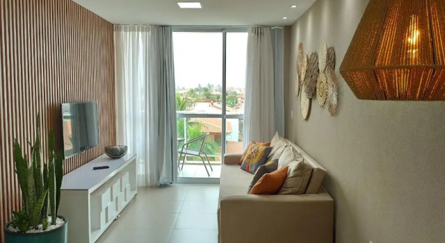Areias do Mar Tranquilo com Varanda A317