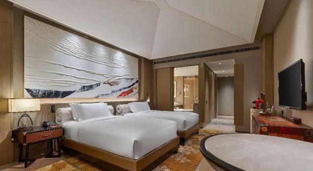 Двухместный номер Deluxe с балконом и с красивым видом из окна Conrad Jiuzhaigou