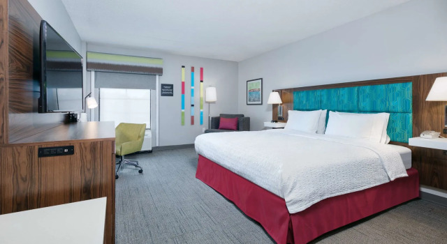 Hampton Inn Biloxi Beach Boulevard, Забронировать Отель СПА-отели Билокси, рядом с Городское кладбище Билокси, SPA-услуги
