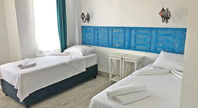 Четырёхместный номер Deluxe с видом на сад Çapari Bozcaada