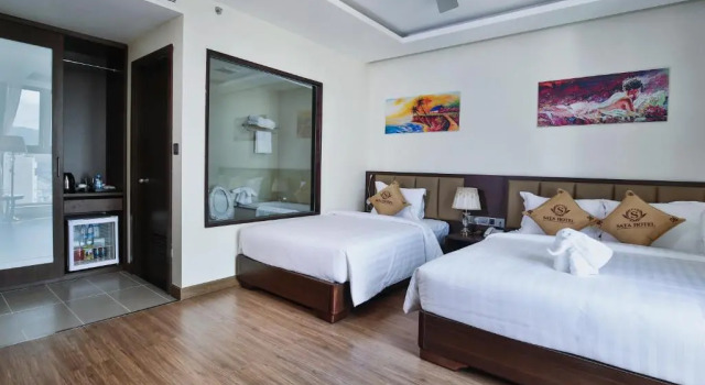 Двухместный номер Deluxe с видом на город Sata Hotel