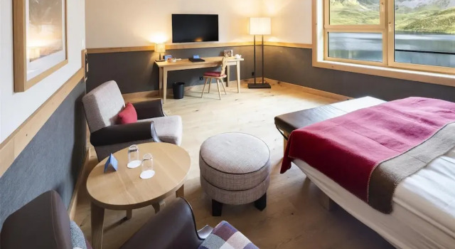Номер Superior с видом на озеро Frutt Mountain Resort
