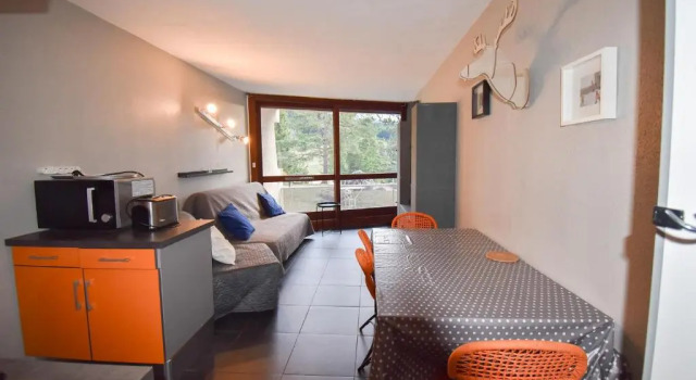 Студия Les Balcons de Villard, Studio Chaleureux 4-6 PERS 50m des pistes, Balcon exposé Sud, DRAPS NON COMPRIS