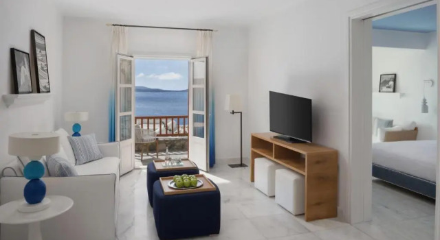 Люкс Premium с видом на море Mykonos Grand Hotel & Resort