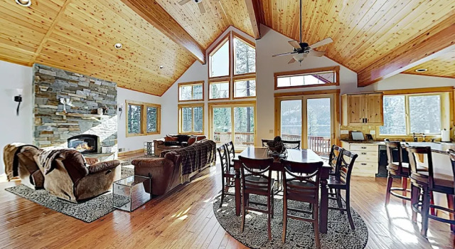 New Listing! Large Donner Lake W/ Water View 4 Bedroom Home