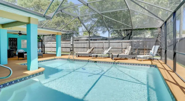 Коттедж Colorful Coastal Home w/ Pool, 6 Mi to Beach!