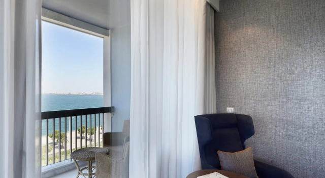 Люкс Deluxe с видом на море Отель Makedonia Palace