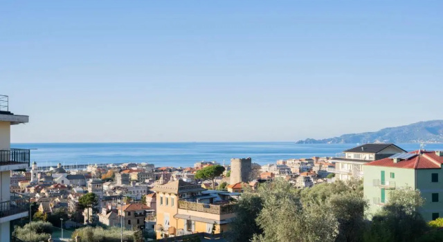 Апартаменты 093 - Casa Panorama, Vista Mare e Vista Portofino, 500 metri centro di Chiavari, POSTO AUTO GRATIS INCLUSO