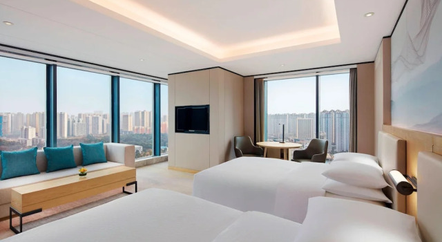 Четырёхместный номер Standard Four Points by Sheraton Changsha, Meixi Lake
