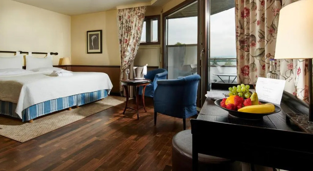 Двухместный номер Deluxe Romantik Hotel Mont Blanc au Lac