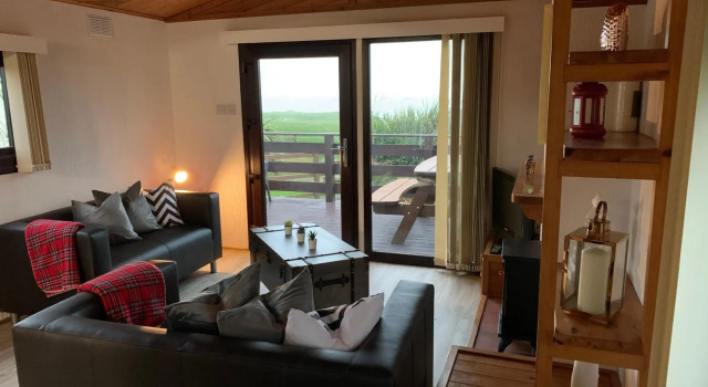 Lodge Cabin with Fabulous Views - Farm Holiday, Забронировать Фермерский дом Фермерские дома Rhins of Galloway, Фермерский дом