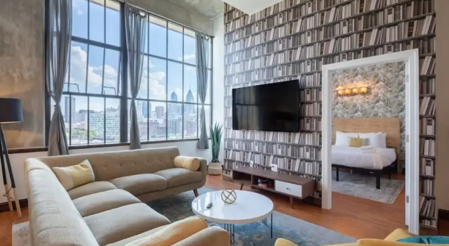 Апартаменты Sosuite 2BR Penthouse w W D Gym On-site Bar