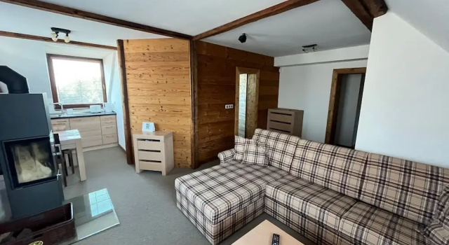 Апартаменты Deluxe с 2 комнатами с балконом и с видом на горы Kukučka Lomnica - Tatranská Lomnica