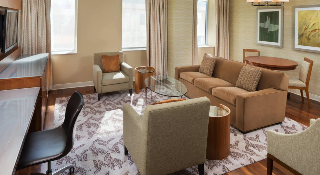 Двухместный люкс Grand c 1 комнатой с видом на город The Westin Minneapolis