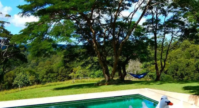 Riverbend Byron Hinterland Retreat, Buchen Sie Ferienhaus Billinudgel New South Wales