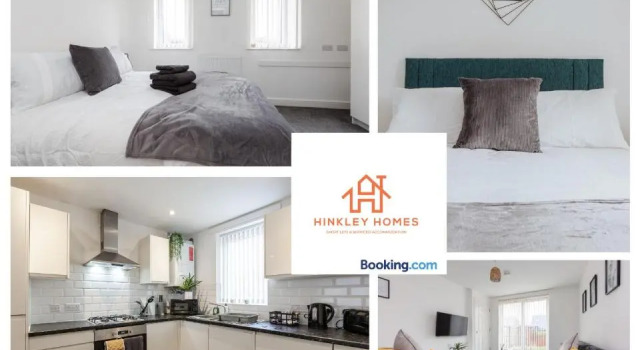 Коттедж Newbuild 4bed - City Centre - Free secure parking! By Hinkley Homes Short Lets & Serviced Accommodation