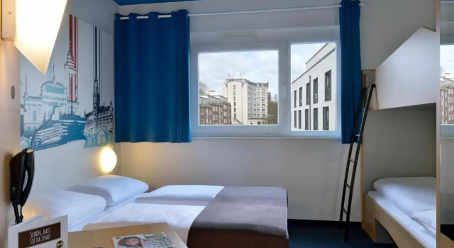 Семейный номер Standard B&B Hotel Hamburg City-Ost