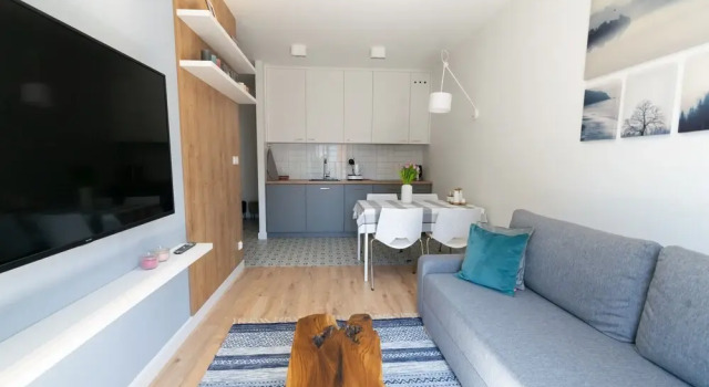 Апартаменты Comfort c 1 комнатой с балконом и с видом на реку Flatbook - City Center SPA Apartments Toruńska