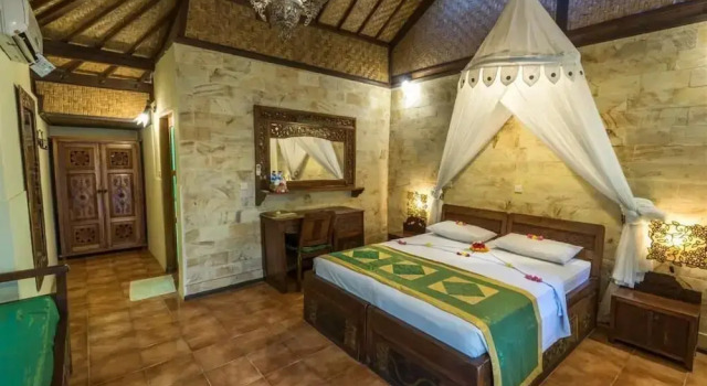 Одноместный номер Standard с видом на сад Pondok Sari Beach & Spa Resort