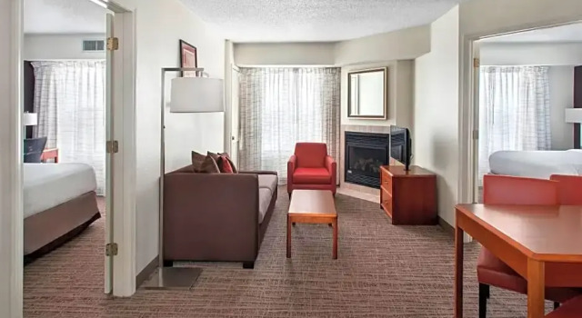 Четырёхместный люкс с 2 комнатами Residence Inn by Marriott Somerset
