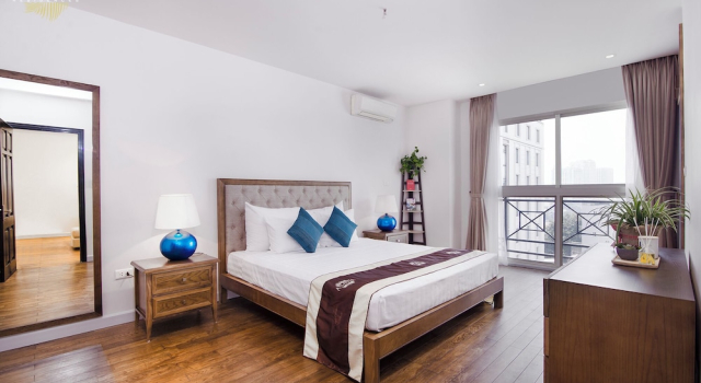 Апартаменты Deluxe c 1 комнатой с балконом и с видом на город Atlanta Residences