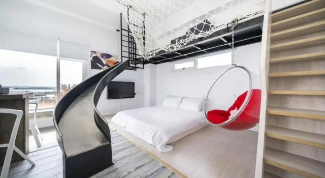 Семейный номер Standard с видом на море Color Coral Boutique Hotel