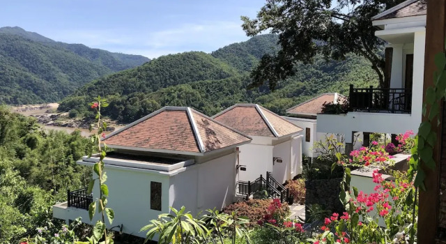 Villa doble con balcón y con vista al río Le Grand Pakbeng