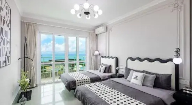 Люкс с 3 комнатами с видом на море Lechao Seaview Inn