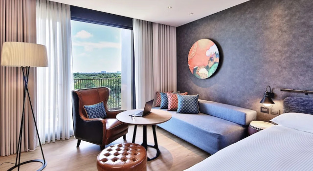 Двухместный семейный номер Deluxe Just Sleep Tainan Hushan