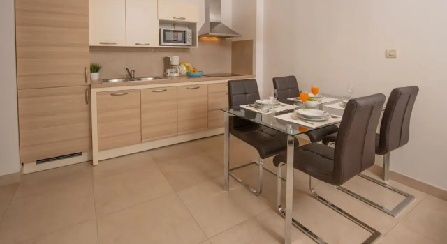 Апартаменты Superior c 1 комнатой с балконом и с частичным видом на море Apartments Oliva