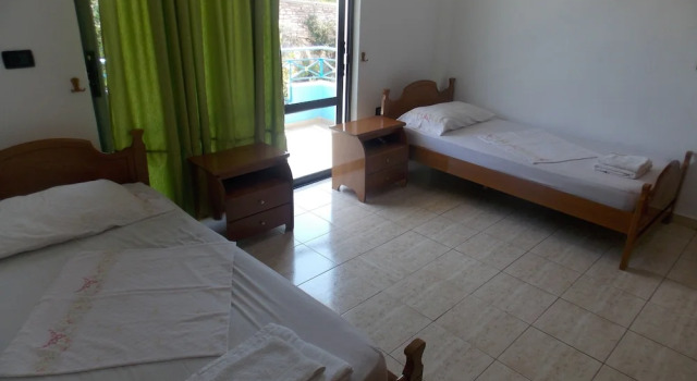Dağ manzaralı Standart çift kişilik oda Blue Saranda Hotel