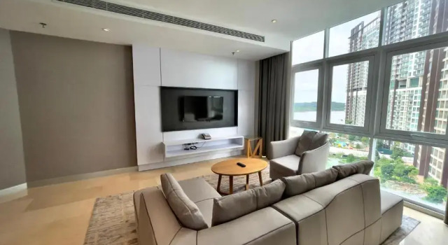 Номер Deluxe c 1 комнатой с видом на море Fraser Place Puteri Harbour