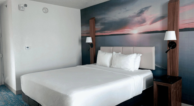 Двухместный номер Deluxe с видом на реку Fort Pontchartrain Detroit, a Wyndham Hotel