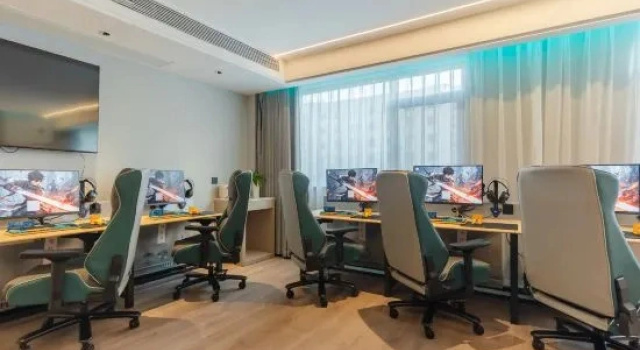 Кровать в общем номере Jiguangjing E-Sports Hotel