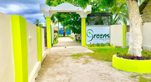 Кровать в общем номере Greens Hostel Nungwi