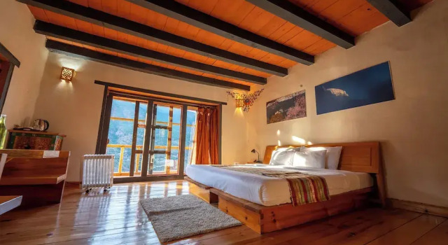 Deluxe Zimmer 1 Schlafzimmer mit Bergblick Wangdue Ecolodge