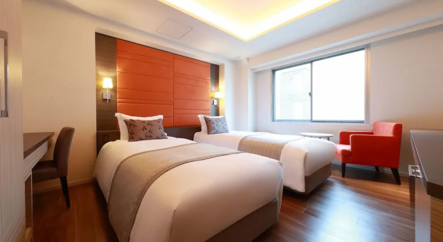 Двухместный номер Deluxe Hotel Sakura Suite Osaka Juso