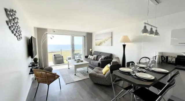 Magnifique T2 Archi Cosy Vue Mer 180 Piscine, Rezerwuj Hotel Guidel-Plages 