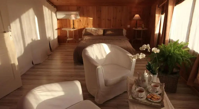 Четырёхместный номер Standard с видом на сад Chambres "Au Jardin"